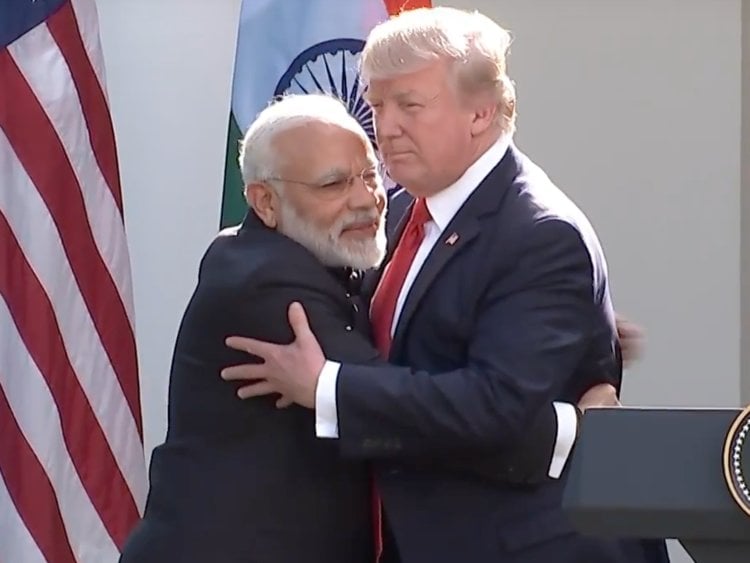 Donald Trump and Indian Prime Minister Modi Indian Tariffs