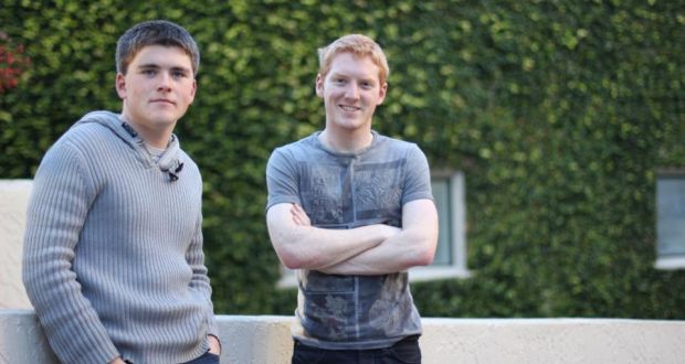 John Collison and Patrick Collison Source: The Irish Times