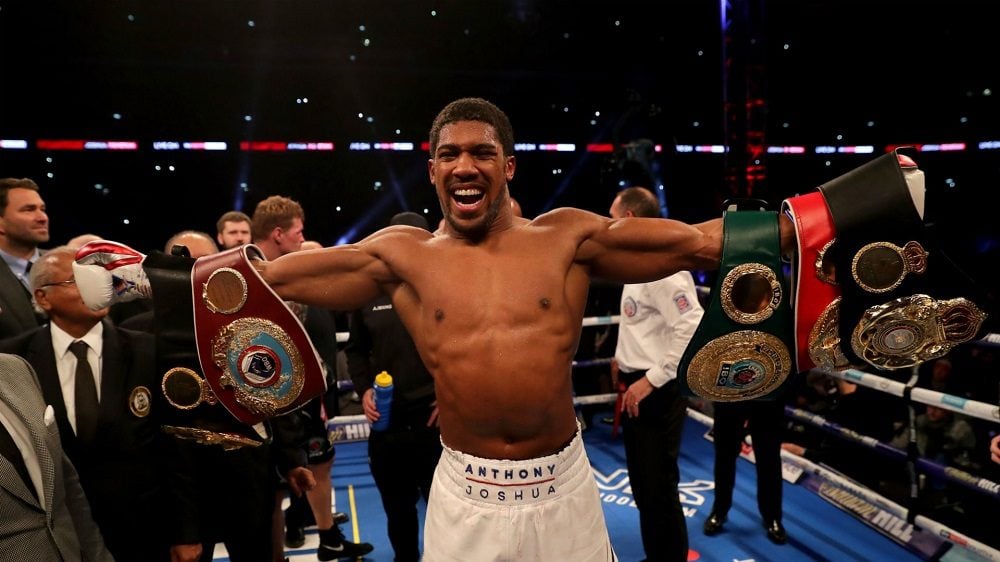 Heavyweight Boxing Champ Anthony Joshua Flexing It up in Jamaica